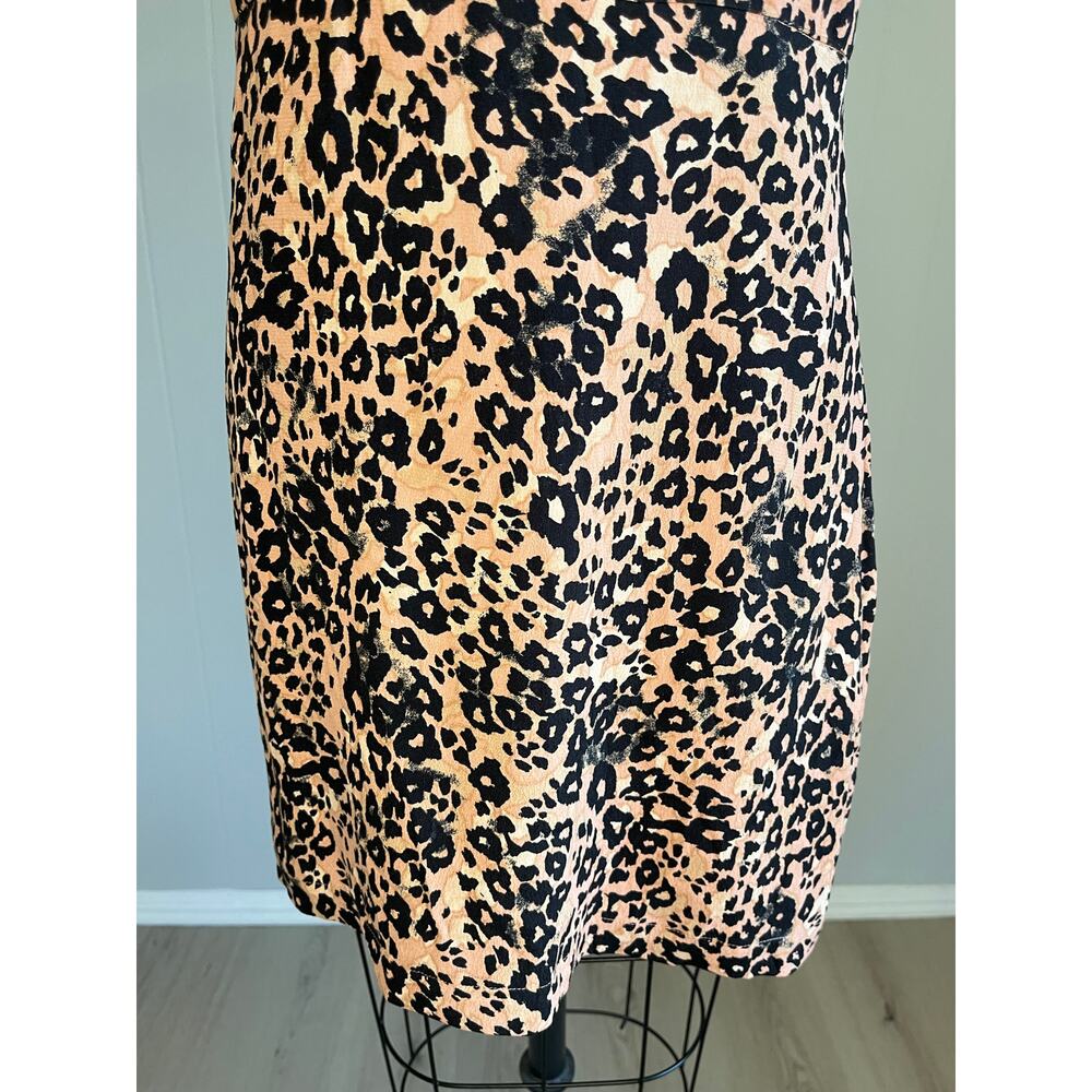 Aritzia Wilfred Isabelle Leopard Print Mini Slip … - image 4